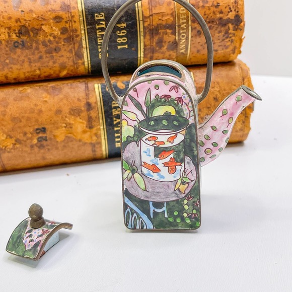 Empress Arts LTD Miniatures Enamel on Copper Home Decor Collectible Art - Picture 3 of 6